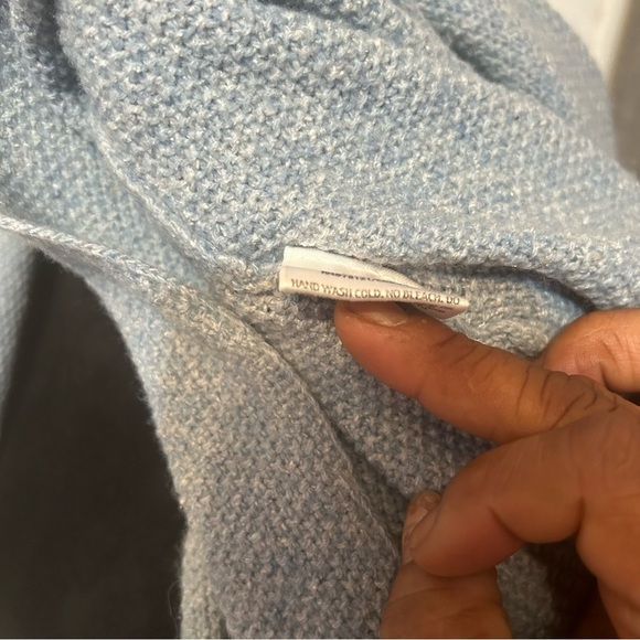 Eileen Fisher Women Open Front Cardigan Sweater Hood Pockets PS Wool Nylon Silk - Picture 8 of 10